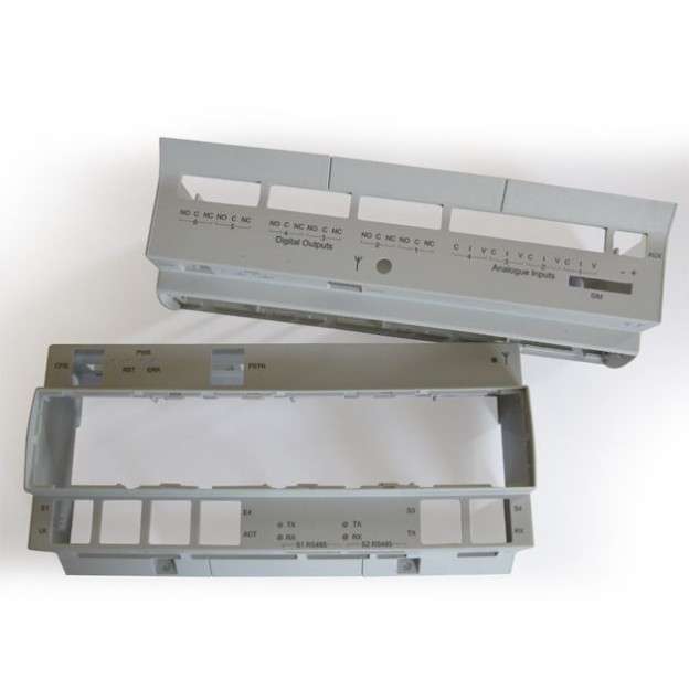 photo of a laser marking of ABS component