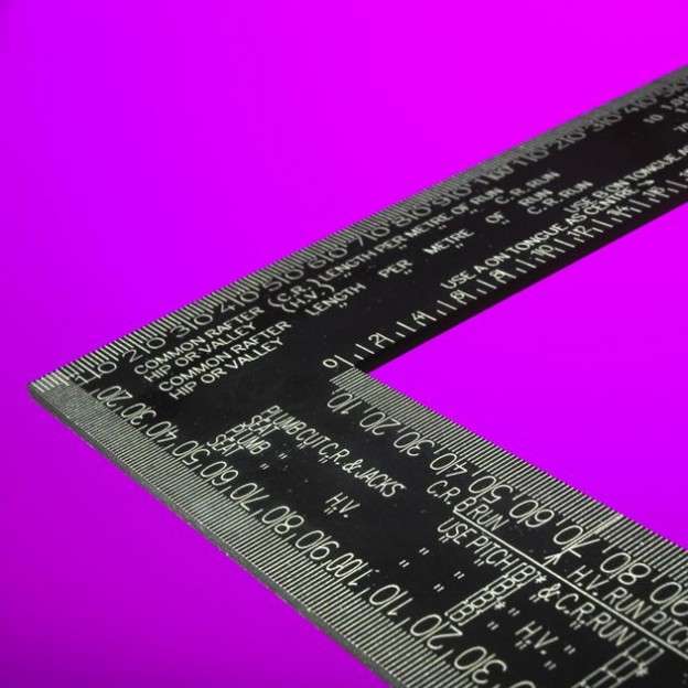 Laser engraving anodised aluminium measurement scales