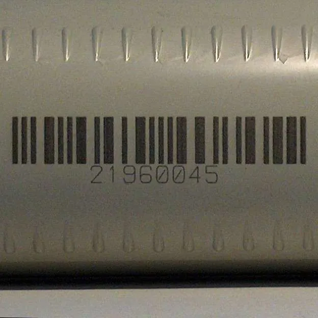 laser marking of ABS inhaler