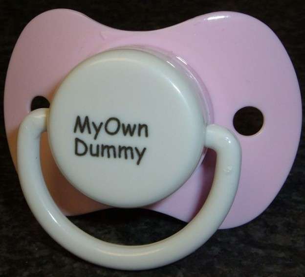 laser marking of plastic baby dummy