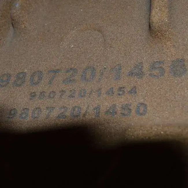 laser marking sand mold