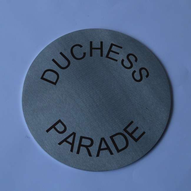 Laser marking Stainless Steel - Street Furniture