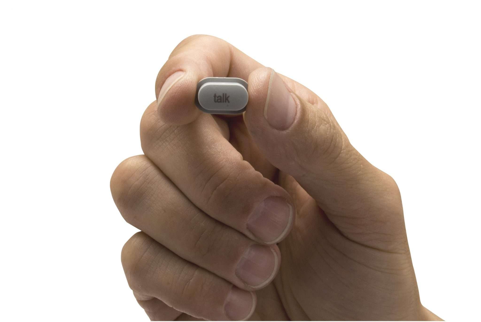 Photo of a laser marked telephone keypad button