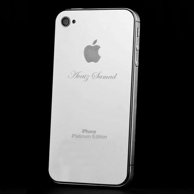 Laser marking Apple iPhone