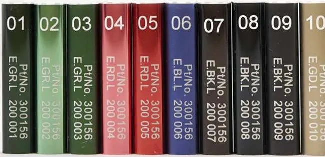 Laser engraved anodised aluminium colour samples How to laser mark aluminium