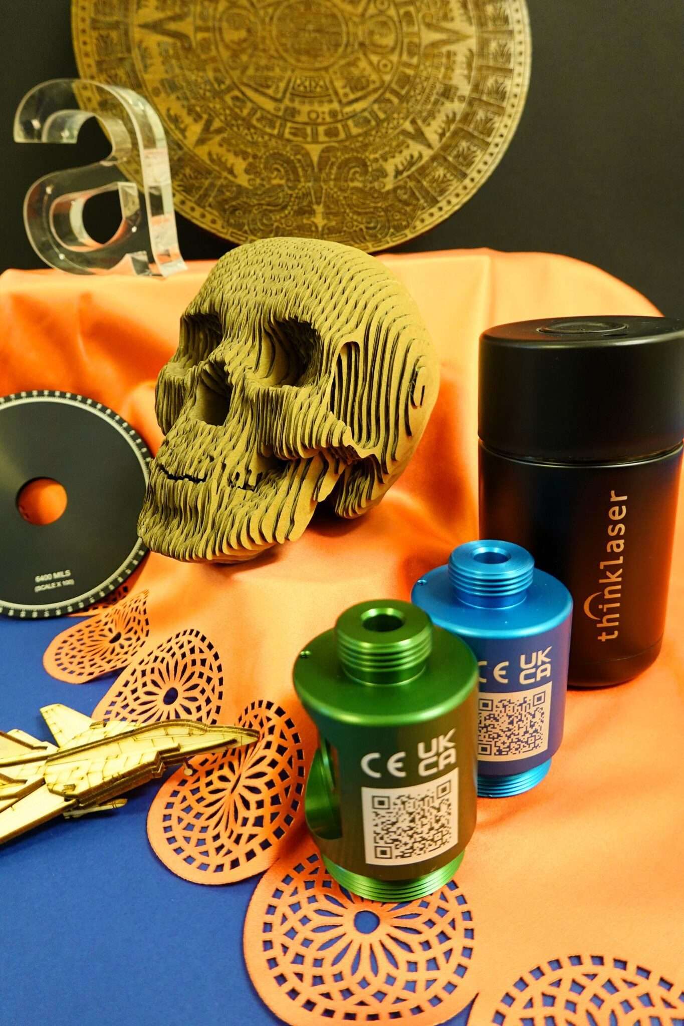 Numerous examples of laser cut, engraved, marked and etched products