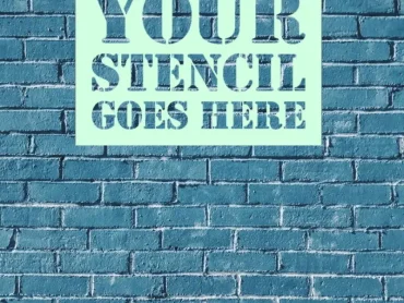 Custom Text Stencil - Mylar A5/A4/A3