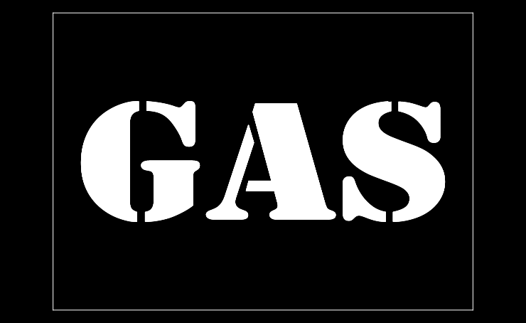 Gas Utility Stencil - Mylar A5/A4/A3 - Image 4