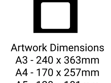 KG Max Stacking Limit with Logo Stencil - Mylar A5/A4/A3