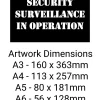 Security Surveillance In Operation Stencil - Mylar A5/A4/A3