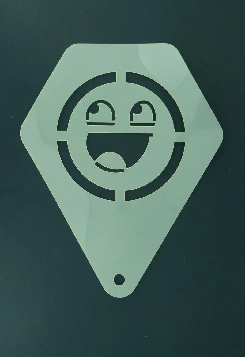Coffee Stencils Happy Faces Pack (6) - Image 3