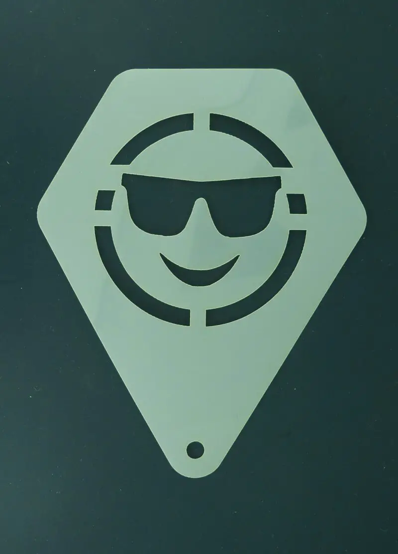 Coffee Stencils Happy Faces Pack (6) - Image 4