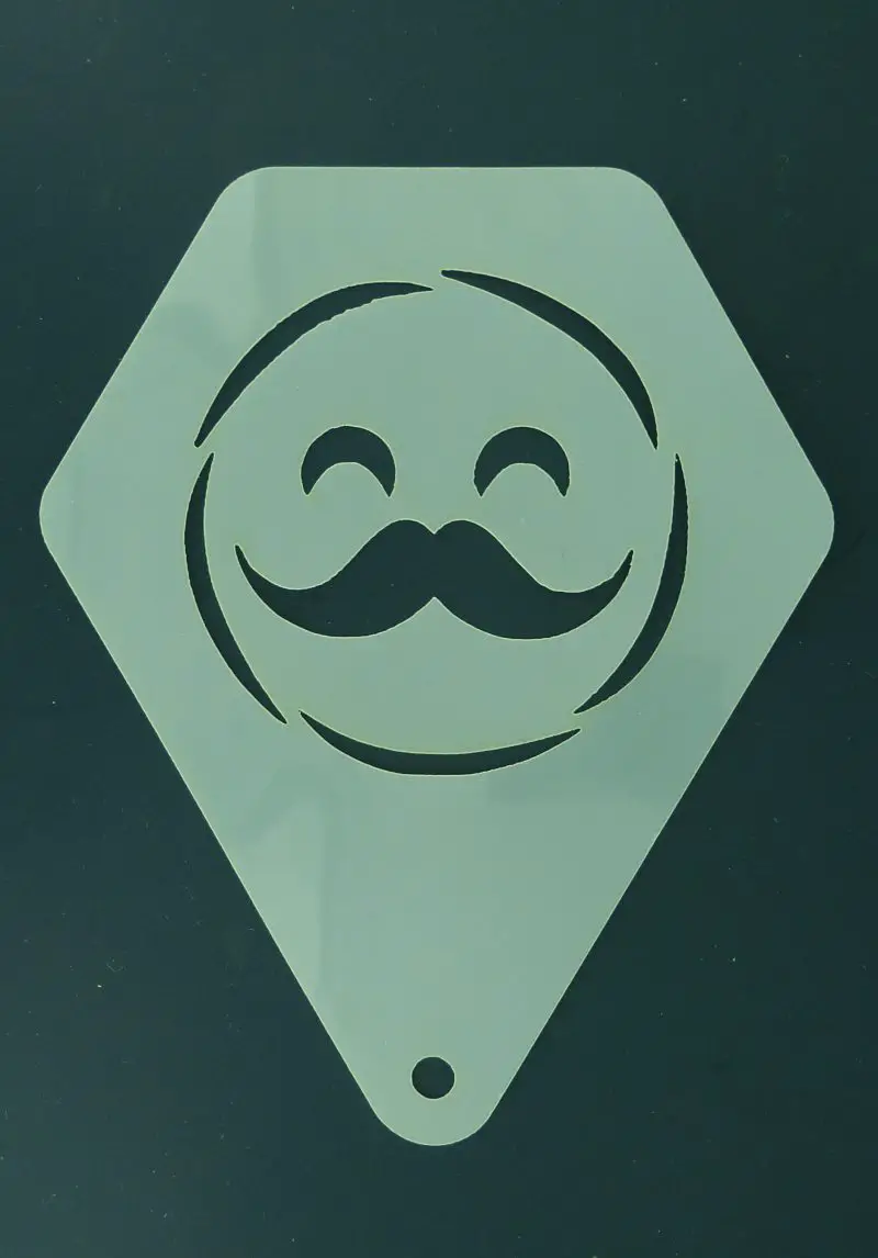 Coffee Stencils Happy Faces Pack (6) - Image 5