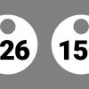 Laser Etched Valve Tags - Numbered 126-150
