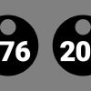 Laser Etched Valve Tags - Numbered 176-200